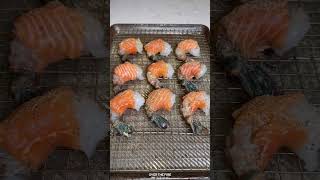 Salmon Wrapped Shrimp  Over The Fire Cooking by Derek Wolf [upl. by Mehetabel]