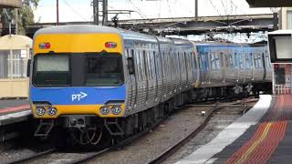 Trains at Newport  Metro Trains Melbourne [upl. by Pietrek]