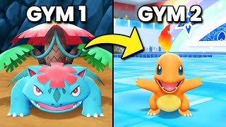 I Used A Random Starter Pokemon For Every Gym [upl. by Efron306]