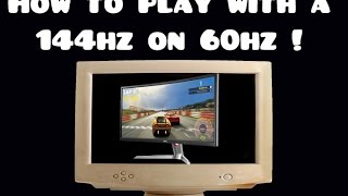 TUTO  How to play with a 144hz on 60hz in Geometry Dash [upl. by Brandwein]