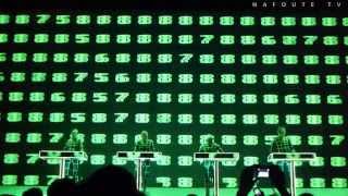 20140601  Kraftwerk quotNumbers  Computer worldquot Live in Lyon  Les nuits sonores [upl. by Leumek448]