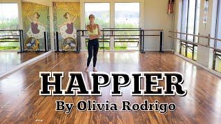 Lyrical Dance Tutorial  Happier by Olivia Rodrigo [upl. by Fradin]