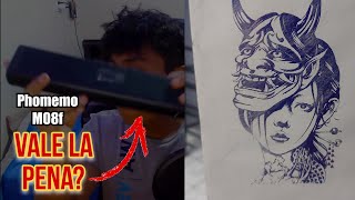 LA MEJOR IMPRESORA TERMICA PARA TATUAJES Phomemo M08f REVIEW EN ESPAÑOL  AletzDW [upl. by Inaliak273]