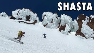 Shasta  Skiing Some Cascade Volcanoes 45 [upl. by Tanney]