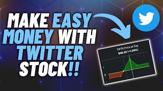 USE TWITTER TO MAKE EASY MONEY  Options Trading [upl. by Sculley]