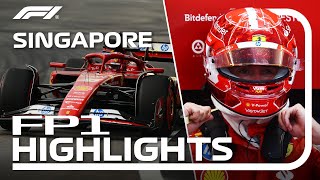 FP1 Highlights  2024 Singapore Grand Prix [upl. by Ayatnahs715]