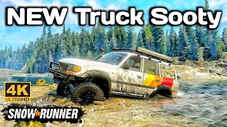 NEW Truck Sooty In SnowRunner Season 14 snowrunner truck 4k [upl. by Beale]