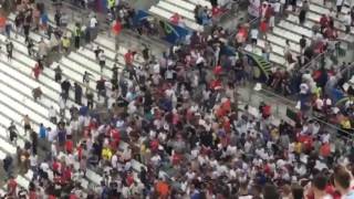 Hooligan riot after Russia vs England Euro 2016  Clashes  England  Russia [upl. by Natalina354]