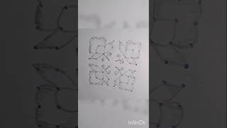 8dots simple rangoli [upl. by Noelopan256]