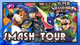 Super Smash Bros Wii U  Smash Tour 4 Player 60 FPS [upl. by Elvera196]