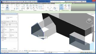 Advanced Revit Architecture 2014 Tutorial  Applying Walls To The Mass [upl. by Ydnim]