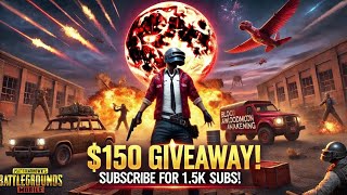 PUBG Mobile Bloodmoon Awakening Event amp 150 Giveaway 🎉 Subscribe for 15K Subs  SHAN YTGiveaway [upl. by Rudd]