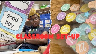 Teacher Vlog  Classroom SetUp Part 2 [upl. by Annim]