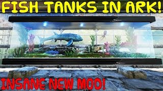 ARKSURVIVAL EVOLVED  NEW FISH TANKS  TERRARIUMS HUGE NEW MOD  ECOs TERRARIUMS [upl. by Beane]