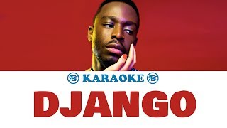 Dadju  Django  Karaoké instrumental avec paroles ft Franglish [upl. by Ahseiyk]