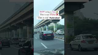 bmw using taxi our hyderabad trending viralvideo video [upl. by Yna]