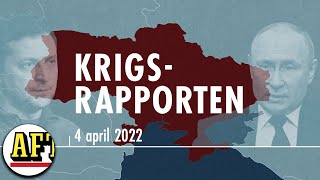 Krigsrapporten 4 april Nya satellitbilder visar hur massgraven växt [upl. by Harutak777]