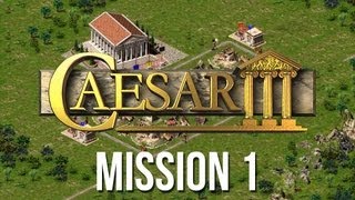 Caesar 3  Mission 5a Miletus Peaceful Playthrough HD [upl. by Hallock]