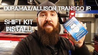 DURAMAX TRANSGO SHIFT KIT INSTALL [upl. by Horatius]