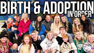 16 KiDS BiRTH and ADOPTiON stories in ORDER [upl. by Merritt]