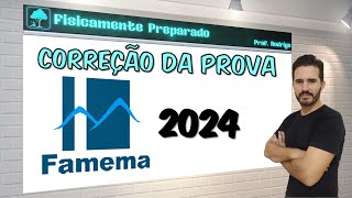 Correção da prova de Física Famema 2024 [upl. by Martine877]