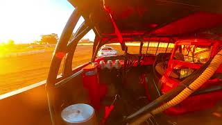 Jake Drewett Modified sedan Heat 2 Vic title In Car Footage throwback [upl. by Furtek]