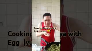 COOKING AMPALAYA WITH EGG foryou cooking [upl. by Eydie536]