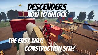 Descenders  How to Unlock Construction Site  The Easy Way [upl. by Charlot47]