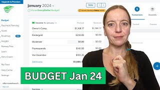 BUDGET Januar 2024  1168€  Kindergeld 250€ [upl. by Caz374]