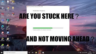 Microsoft office stopped at installation progressfinalizing installation [upl. by Enirehs]