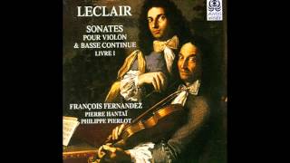 Leclair Sonate pour violon livre I no I [upl. by Lisandra82]