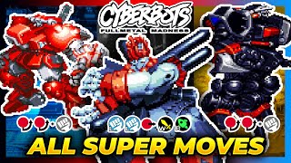 ALL SUPER MOVES  Cyberbots Fullmetal Madness CYBOTS [upl. by Gosselin548]