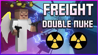 Freight Double Nuke ft Thorgrim  Krunker [upl. by Dnomse]