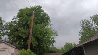 Waco TX TORNADO WARNING WITH TORNADO SIRENS 4262023 [upl. by Tasha727]