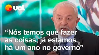 Lula diz que burocracia enche o saco e atrapalha no combate à fome Temos que fazer as coisas [upl. by Tinaret503]