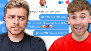 I Pretended to be ChrisMD on Tinder and got  matches [upl. by Studnia]