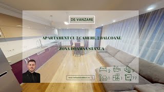 Apartament de vanzare in Sibiu 3 camere 77 mp  mobilat si utilat [upl. by Hgalehs]