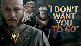 The Heartbreaking Moment Lagertha amp Bjorn Leave Ragnar  Vikings [upl. by Adlar973]