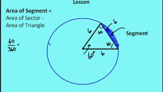 Finding Sector Area of a Circle [upl. by Leupold]