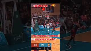 TAPON LIMPIO Y DIZQUE FALTA PITO EL ARBRITO basketball nba rd 2024 tbssanjuan suns [upl. by Miche]