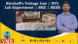 4Kirchhoffs Voltage Law Lab Experiment  KVL  Basic Electrical and Electronics Engineering Lab [upl. by Boser]