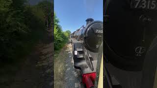 Spitfire flyby amp BR Standard 5MT 73156 perfectly timed at the Great Central Railway summer 2023 [upl. by Evania]