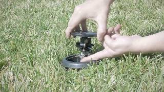 How to Adjust the Throw Pattern on Rain Bird Impact Sprinklers [upl. by Halika]