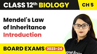 Class 12 Biology Chapter 5  Mendels Law of Inheritance  Introduction CBSENEET 202223 [upl. by Arlie]