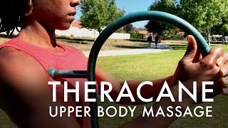 HOW TO USE A THERA CANE TO MASSAGE YOUR UPPER BODY [upl. by Huppert]