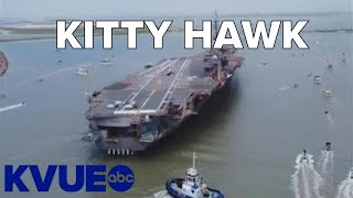 Aircraft carrier Kitty Hawk  The Backstory [upl. by Rahr]