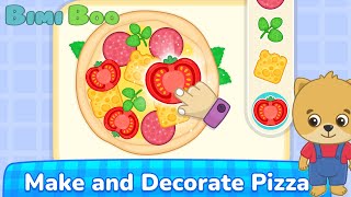 Bimi Boo Restaurant  Pizza Cooking Games for Chidlren [upl. by Olds554]