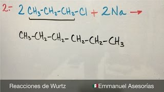 Reacciones Químicas Síntesis de Wurtz en Química Orgánica [upl. by Rebmit]