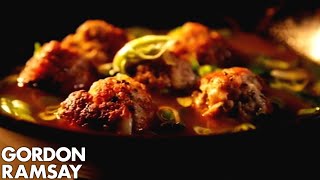 Pork and Prawn Balls in Aromatic Broth  Gordon Ramsay [upl. by Foss]