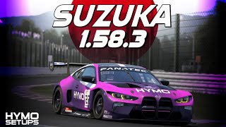 Suzuka Hotlap  SETUP  1583  BMW M4 GT3  Assetto Corsa Competizione v195 [upl. by Ritchie]